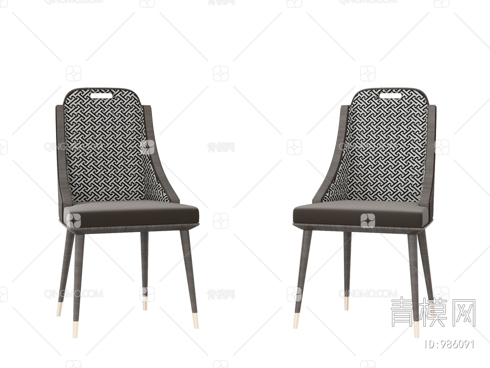 餐椅3D模型下载【ID:986091】