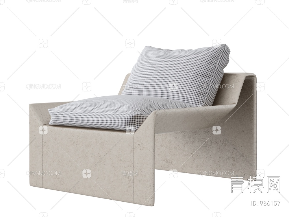 躺椅3D模型下载【ID:986157】