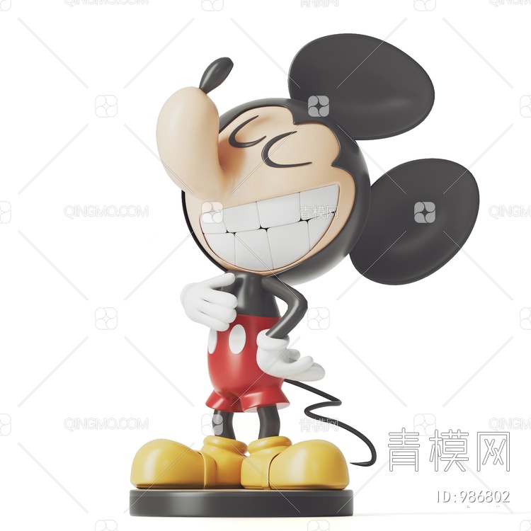 米老鼠公仔3D模型下载【ID:986802】