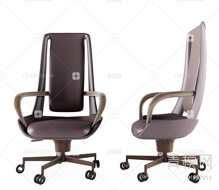 办公椅3D模型下载【ID:987210】