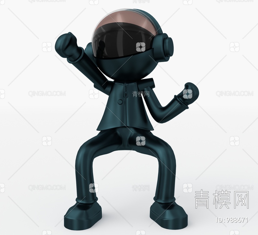 雕塑摆件3D模型下载【ID:988671】