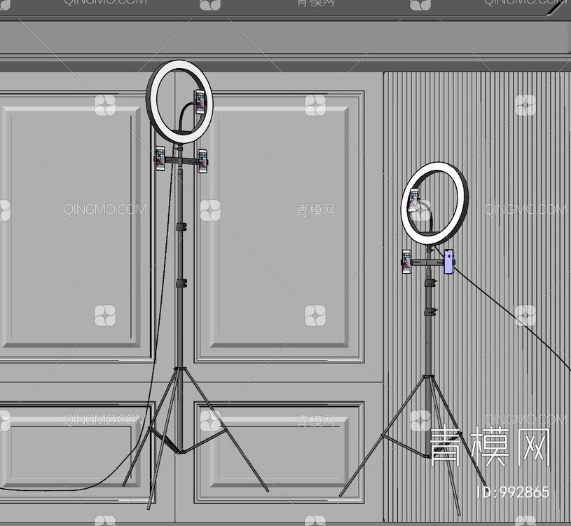 直播间补光灯SU模型下载【ID:992865】