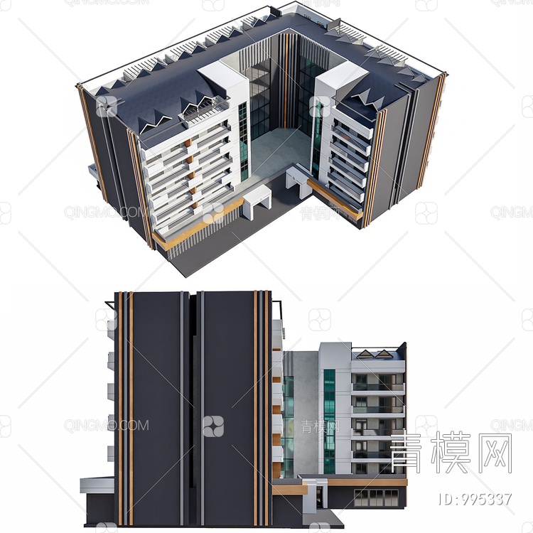 商场建筑3D模型下载【ID:995337】