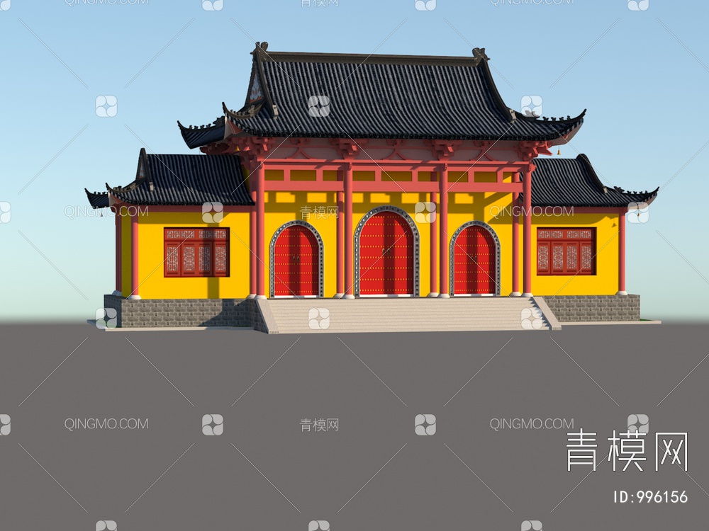 寺庙3D模型下载【ID:996156】