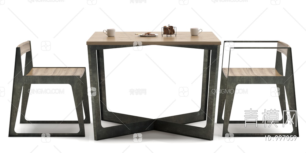餐桌椅3D模型下载【ID:997059】