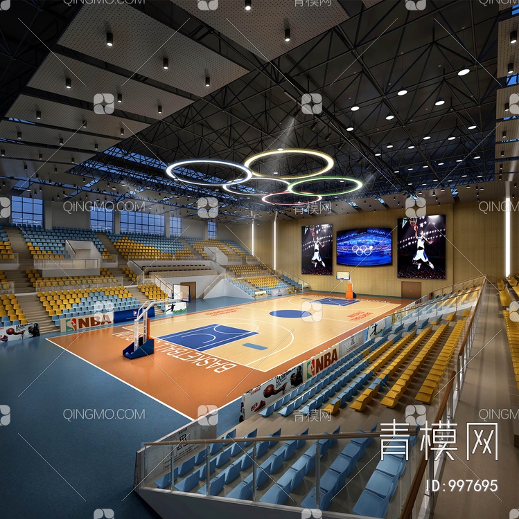 篮球场3D模型下载【ID:997695】
