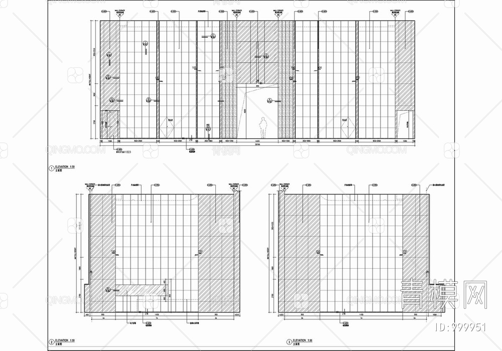 上海漕河泾科技绿洲办公楼施工图+效果图 大堂 公区 办公室【ID:999951】