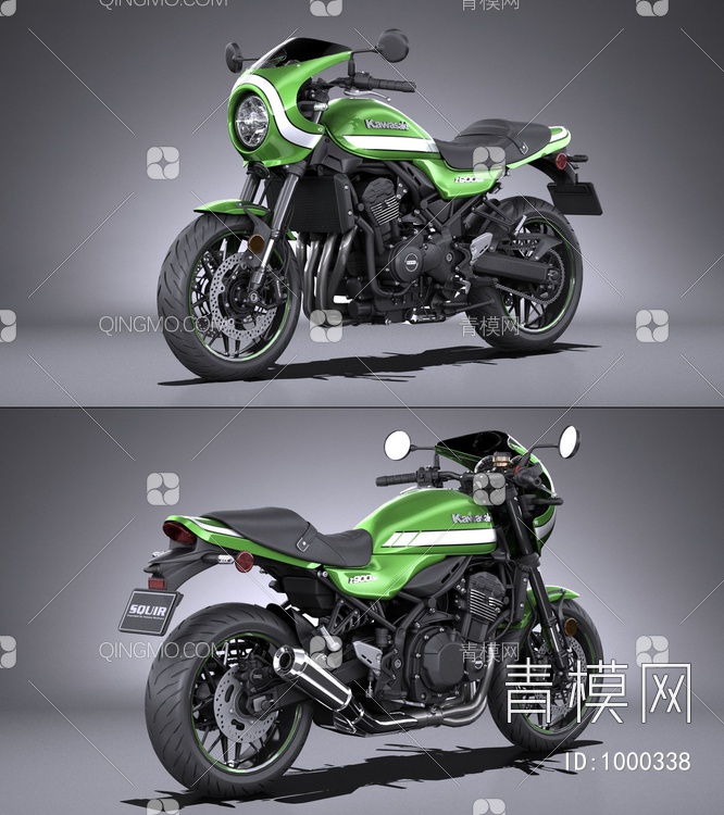 摩托车3D模型下载【ID:1000338】