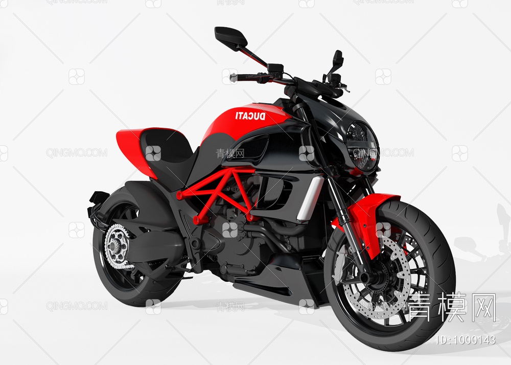 摩托车3D模型下载【ID:1000143】