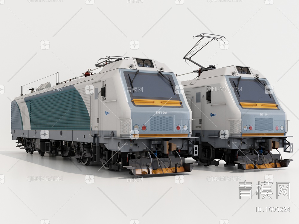 火车3D模型下载【ID:1000224】