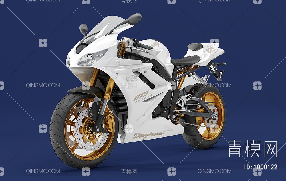 摩托车3D模型下载【ID:1000122】