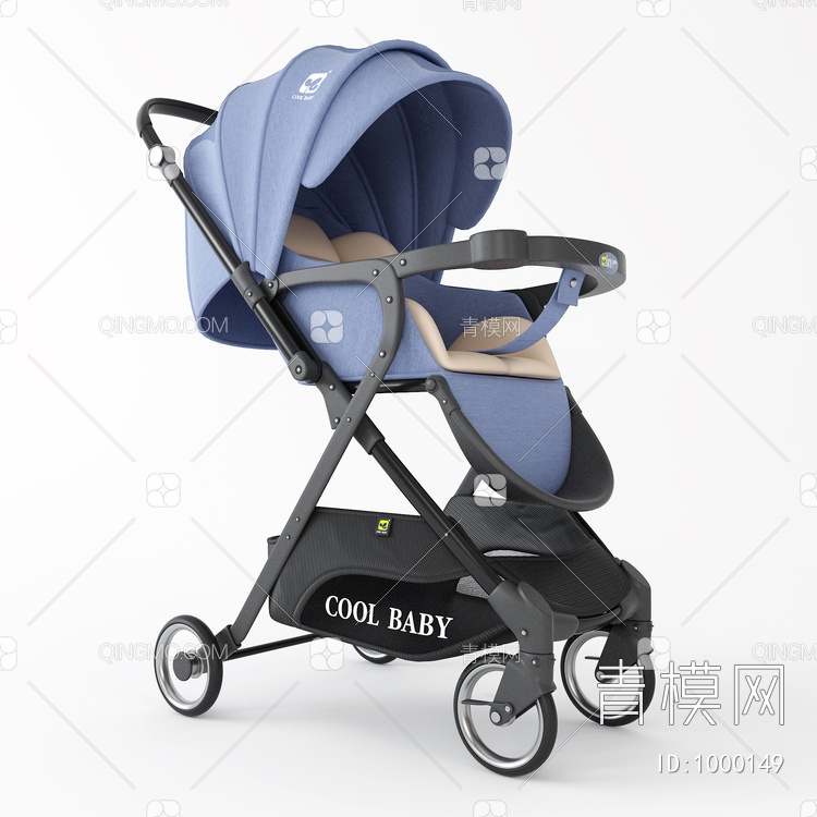 婴儿车3D模型下载【ID:1000149】
