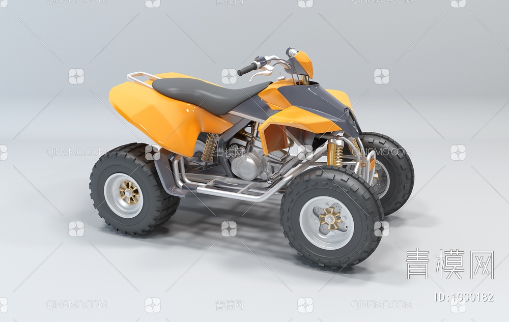 沙滩车摩托车3D模型下载【ID:1000182】