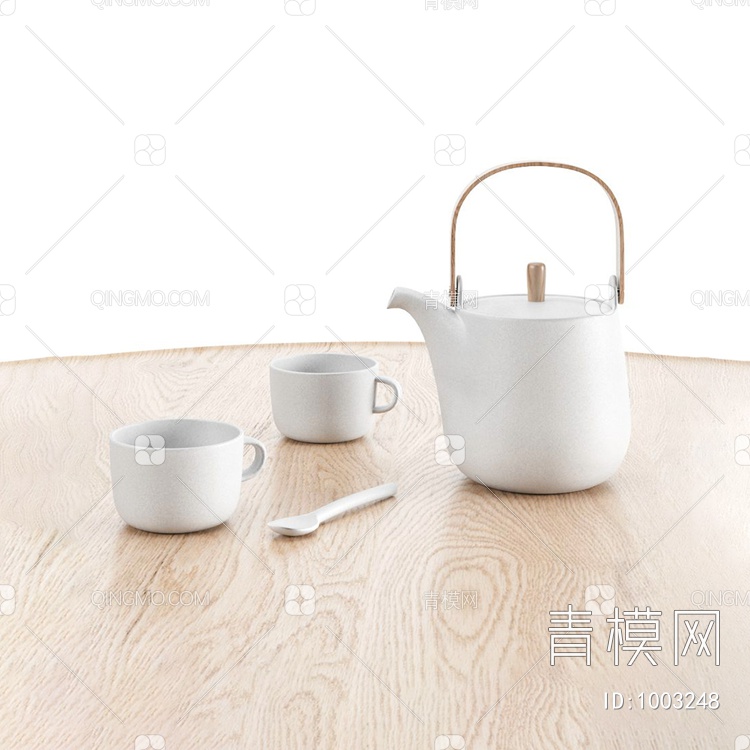 茶桌椅3D模型下载【ID:1003248】