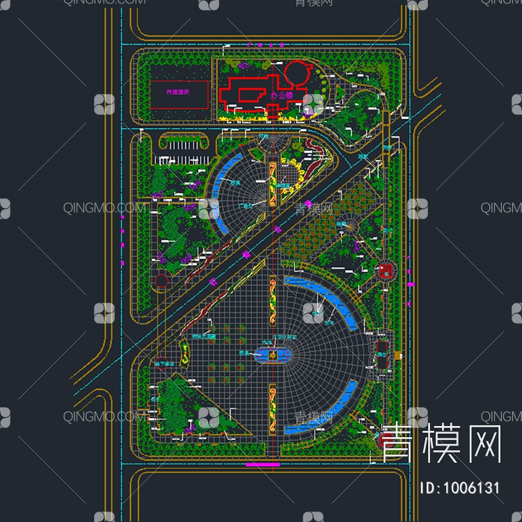 文化广场规划设计方案图纸【ID:1006131】