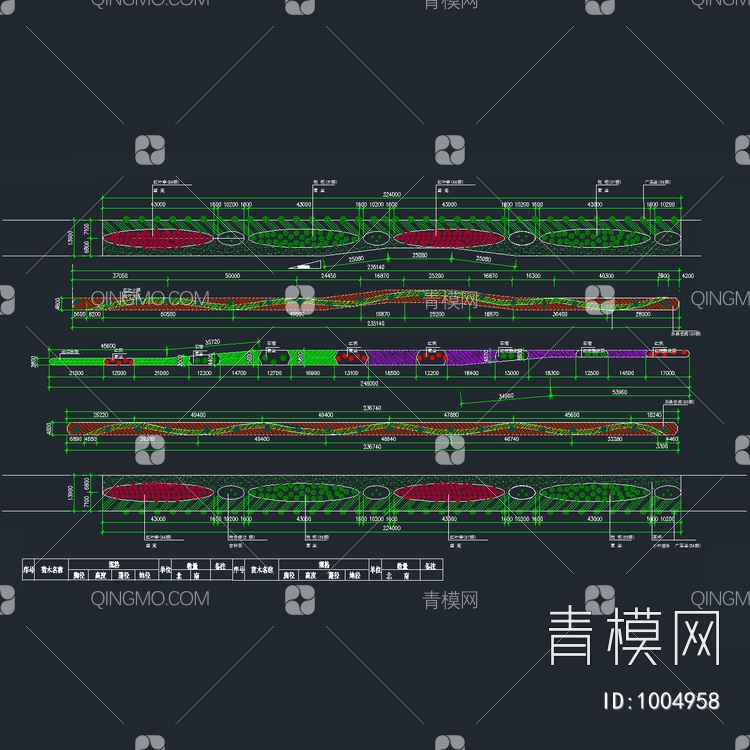 道路环境绿化设计【ID:1004958】