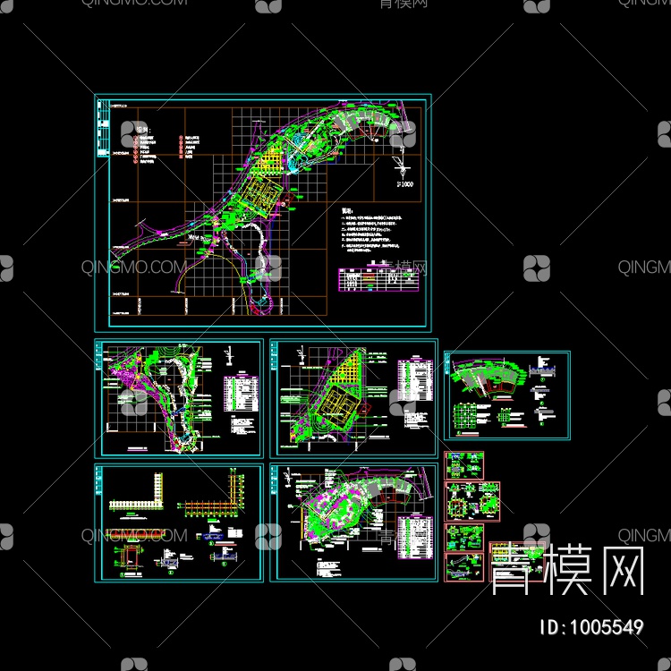 公园设计全套图纸【ID:1005549】