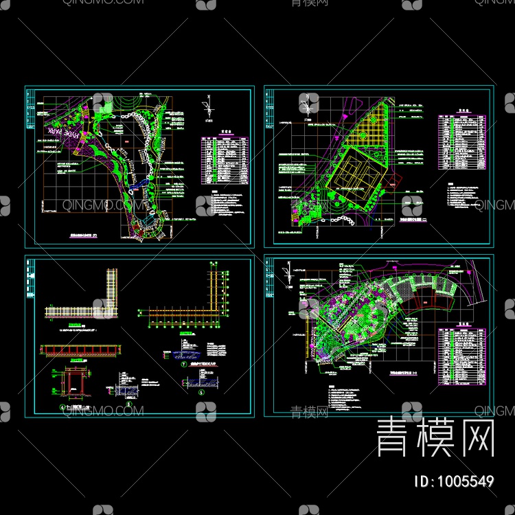 公园设计全套图纸【ID:1005549】