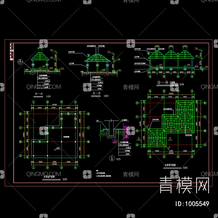 公园设计全套图纸【ID:1005549】