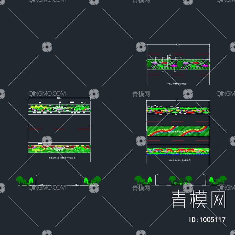 道路绿化带的设计【ID:1005117】