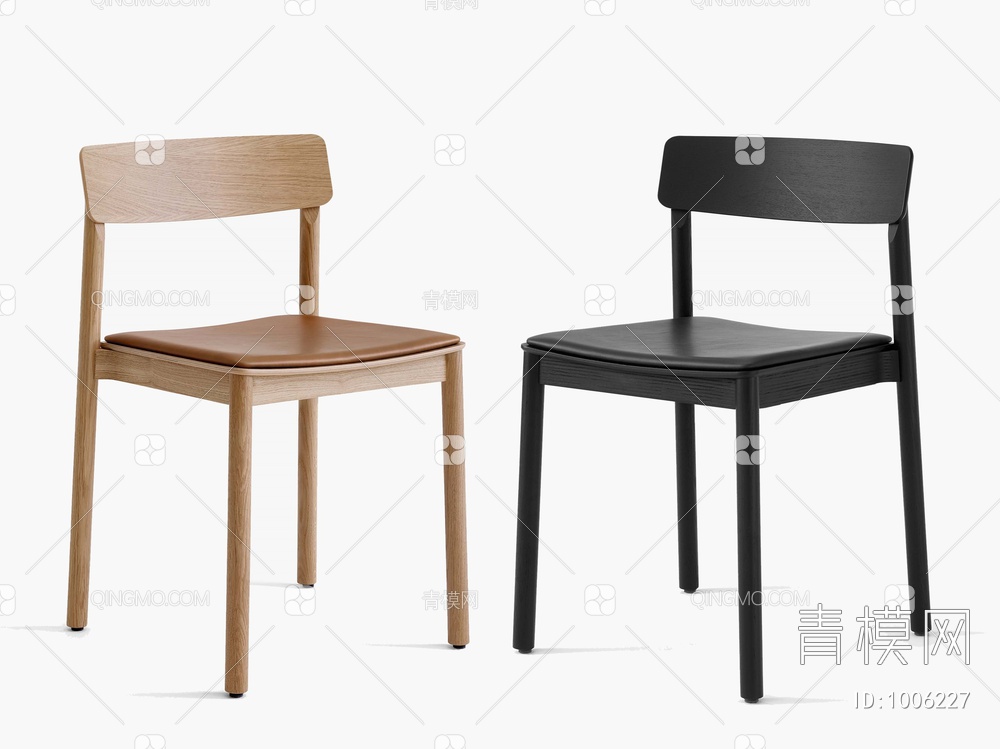 单椅餐椅SU模型下载【ID:1006227】