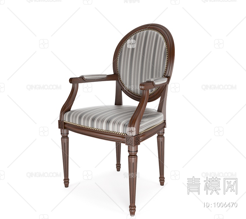 餐椅3D模型下载【ID:1006470】