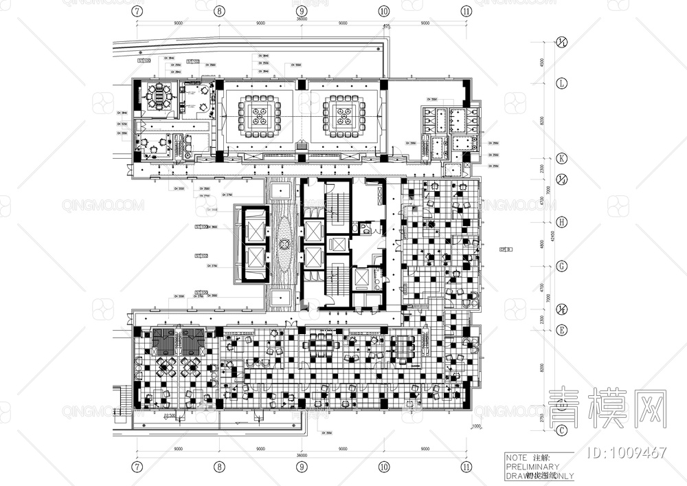 锦绣喜来登大酒店施工图【ID:1009467】