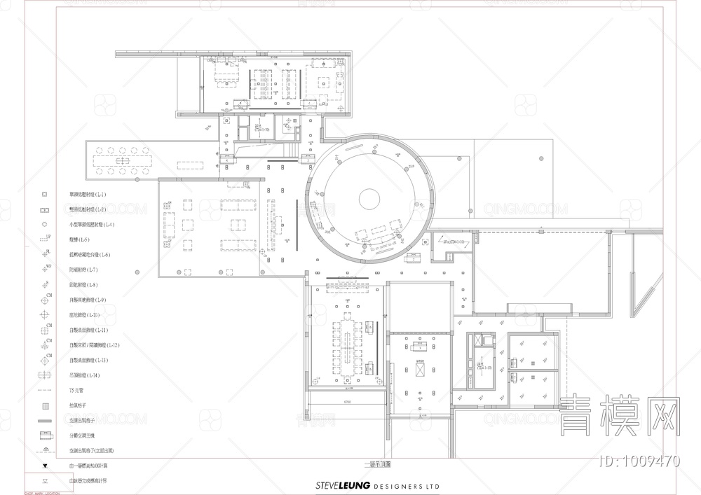 梁志天大型天家居空间办公施工图【ID:1009470】