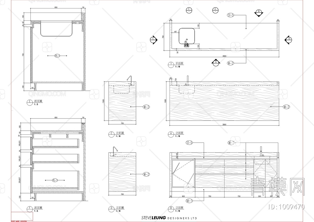 梁志天大型天家居空间办公施工图【ID:1009470】