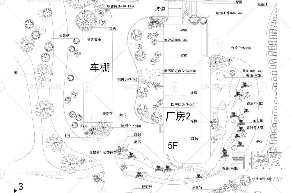 楚园规划景观设计平面图【ID:1011762】