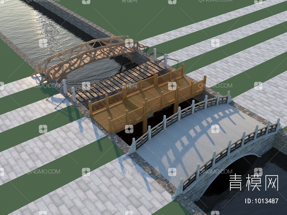 桥3D模型下载【ID:1013487】