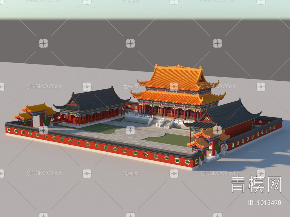 寺庙3D模型下载【ID:1013490】