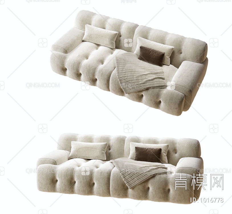 沙发3D模型下载【ID:1016778】