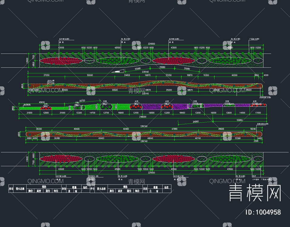 道路环境绿化设计【ID:1004958】