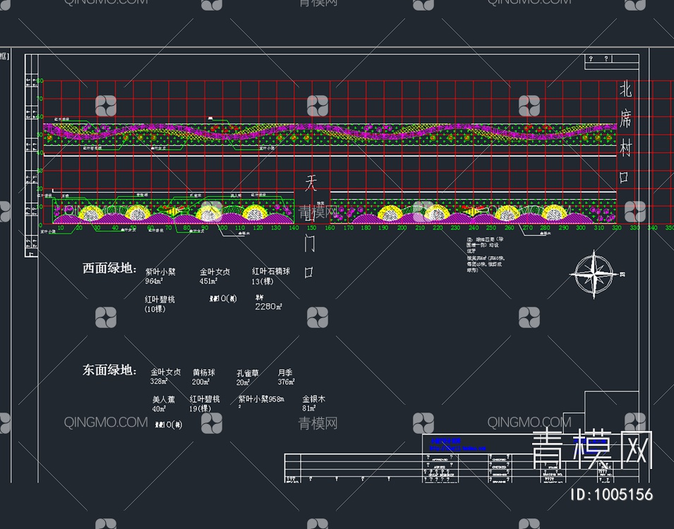 开发区工业大街南段绿化【ID:1005156】