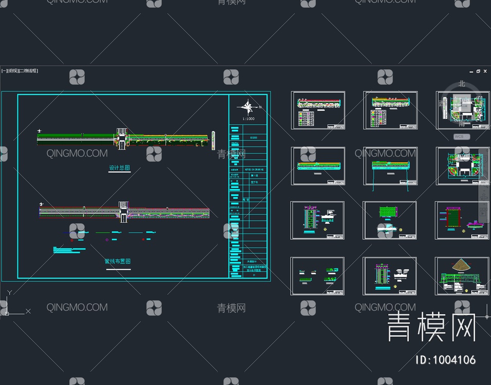 道路绿化设计图【ID:1004106】