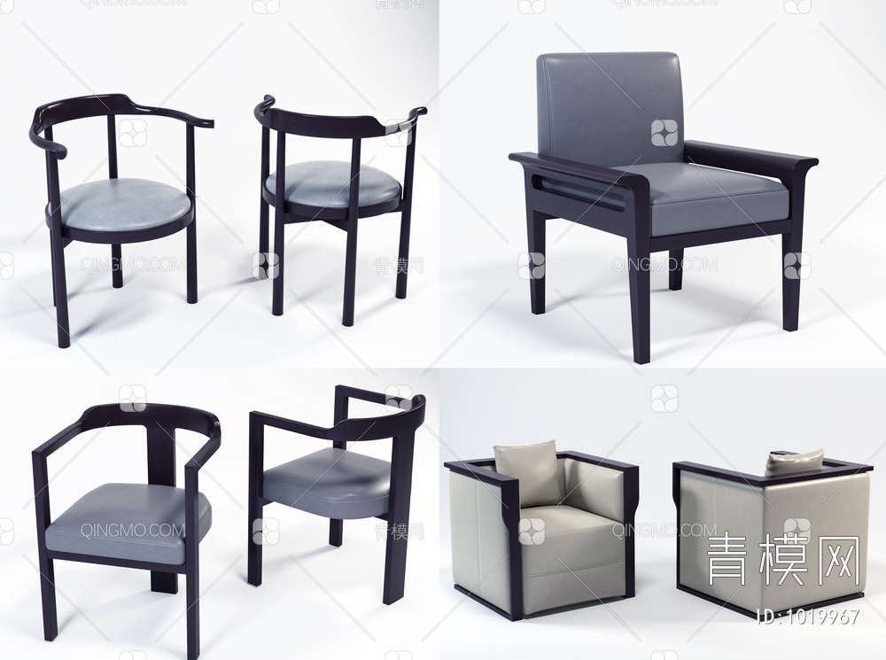 单椅3D模型下载【ID:1019967】