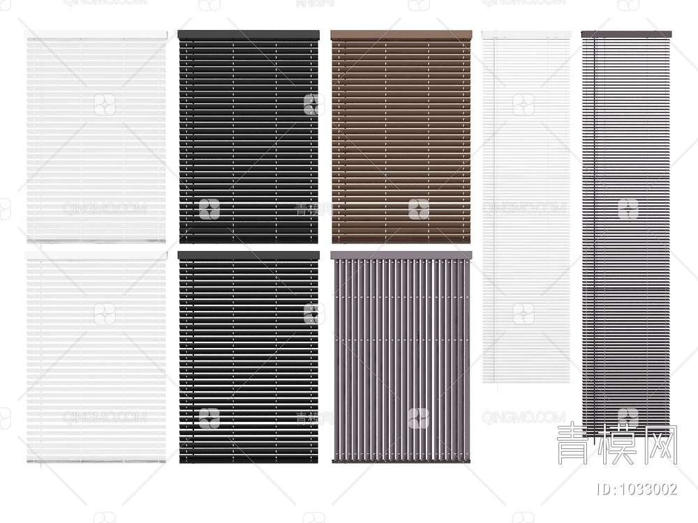 百叶窗3D模型下载【ID:1033002】