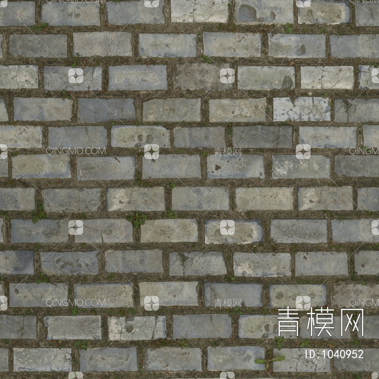 户外石材地砖 广场砖贴图下载【ID:1040952】