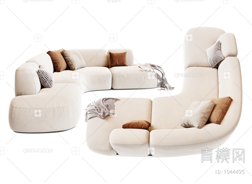 Arflex 多人沙发3D模型下载【ID:1044495】