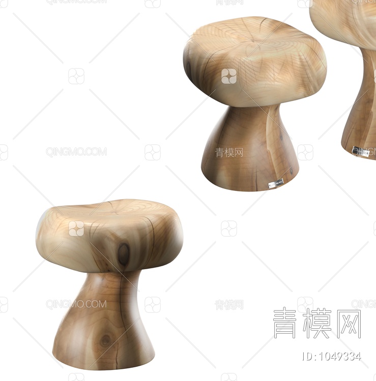Riva蘑菇茶几3D模型下载【ID:1049334】