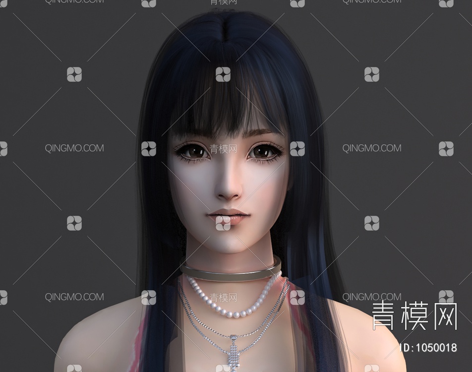 女人3D模型下载【ID:1050018】