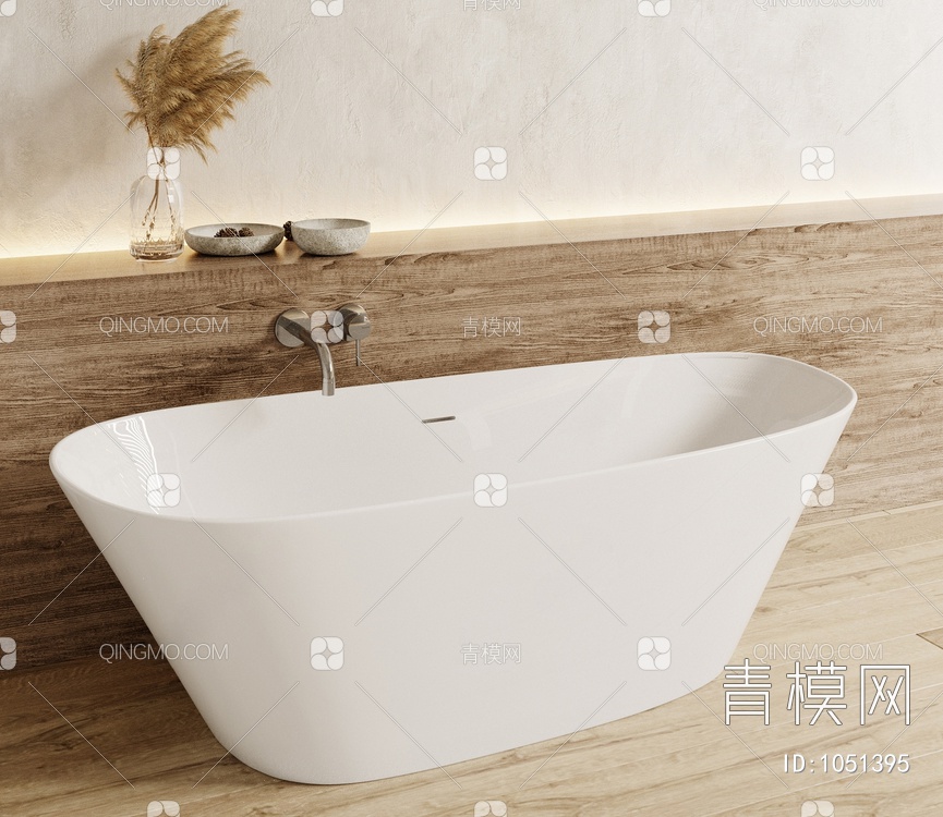 浴缸 浴盆3D模型下载【ID:1051395】