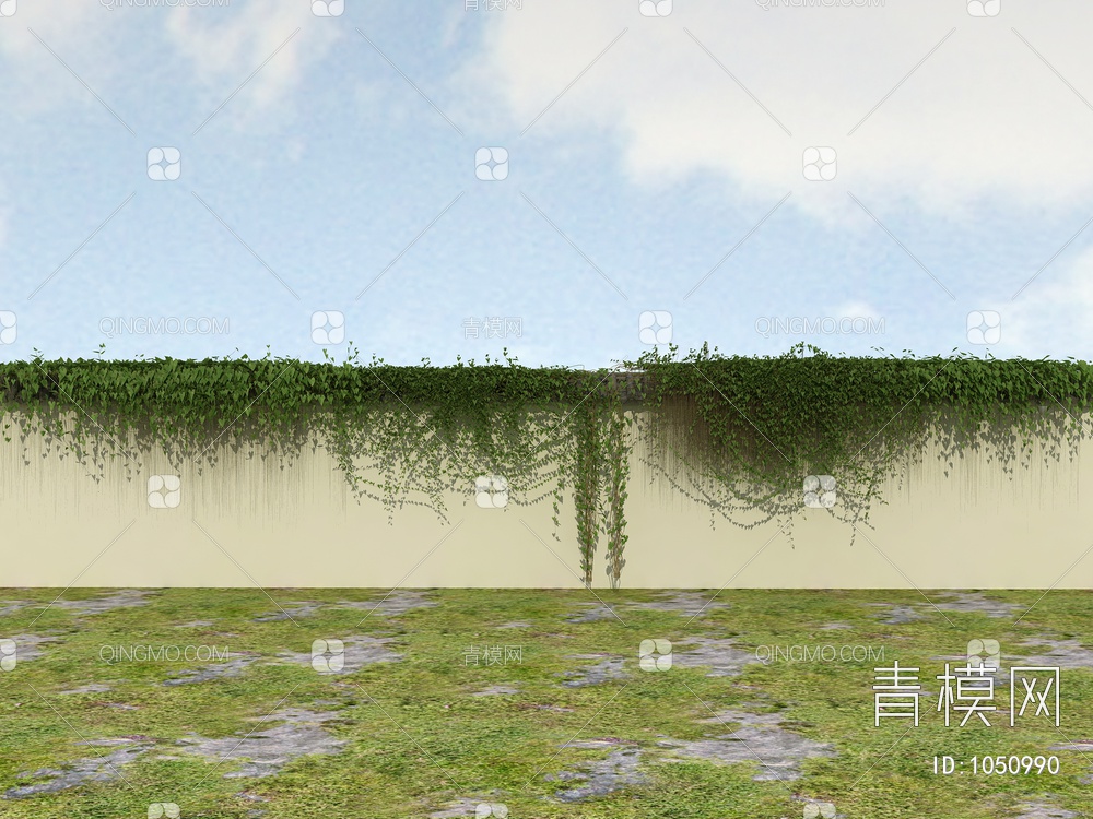 灌木、藤类植物。3D模型下载【ID:1050990】