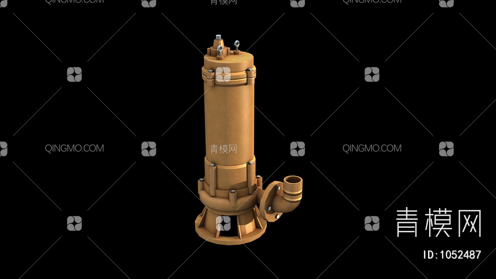 切割泵 排污水泵 抽粪泵 双刀切割泵3D模型下载【ID:1052487】