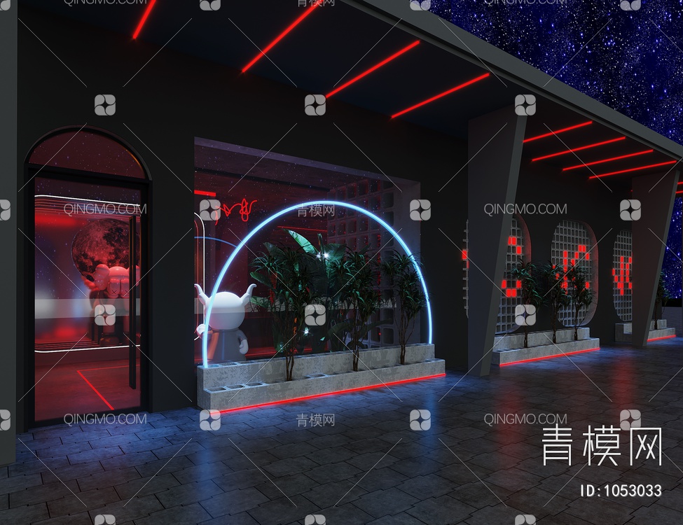 酒吧3D模型下载【ID:1053033】