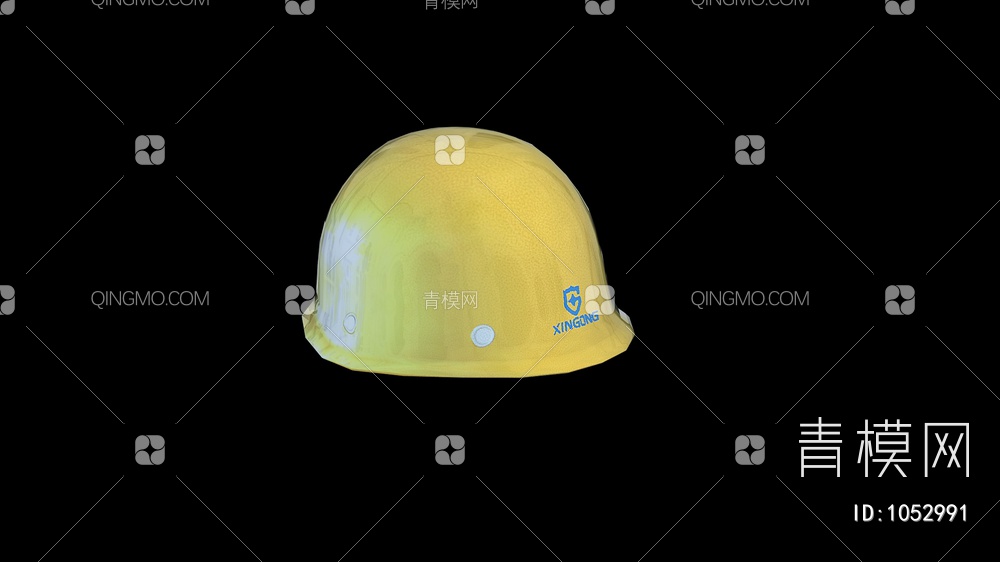 安全帽 工地安全帽 玻璃钢安全帽3D模型下载【ID:1052991】