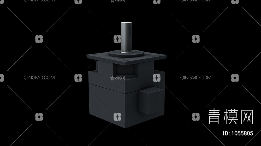 液压齿轮泵 工业设备3D模型下载【ID:1055805】