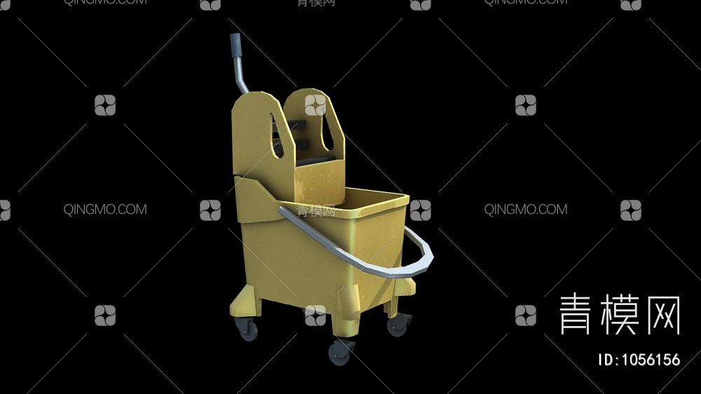 压水桶 扎水桶 洗拖布的水桶 拖布桶3D模型下载【ID:1056156】