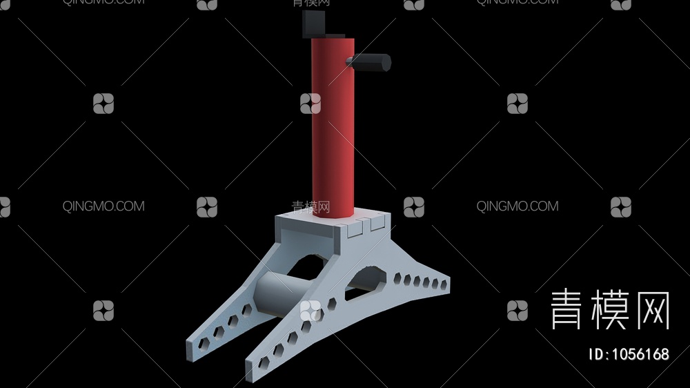 液压弯管机 工业设备3D模型下载【ID:1056168】